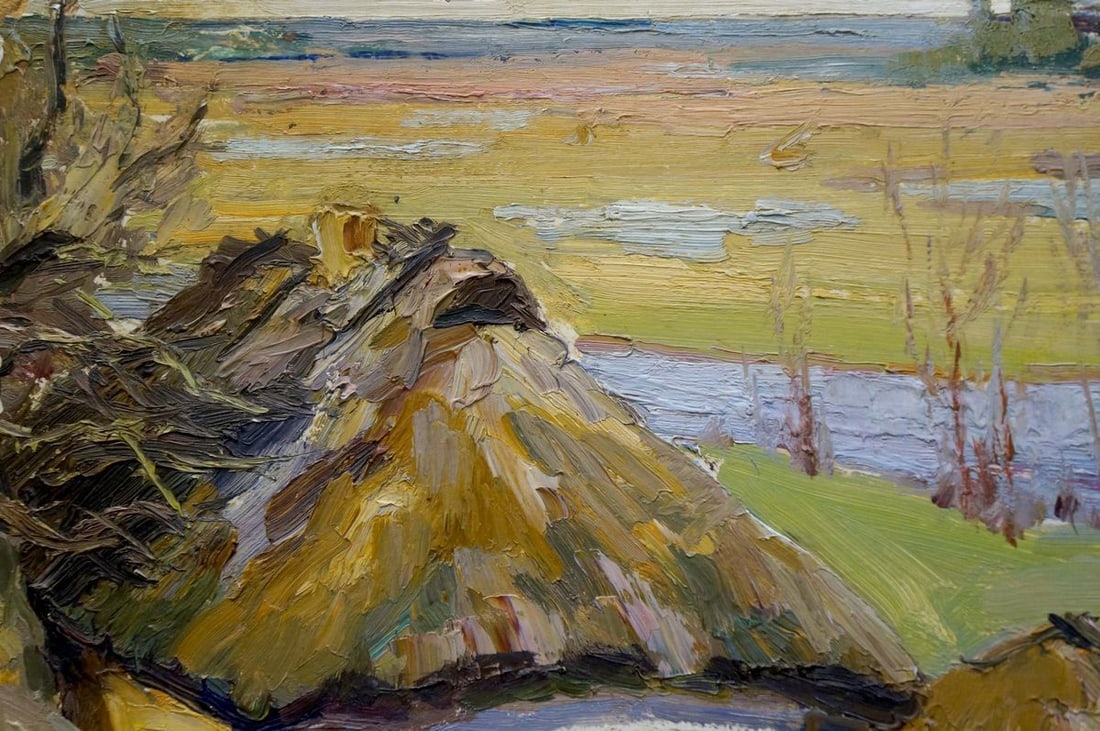 Oil painting Home landscape Leonid Ovsiyovych Muchnyk - 3