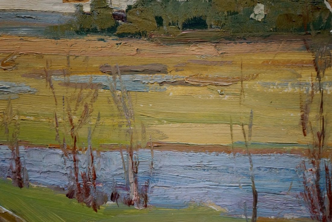 Oil painting Home landscape Leonid Ovsiyovych Muchnyk - 4