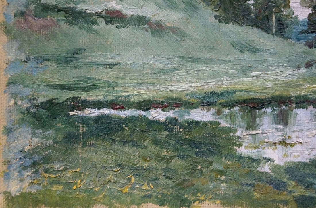 Oil painting After the rain D. Sitomir - 2