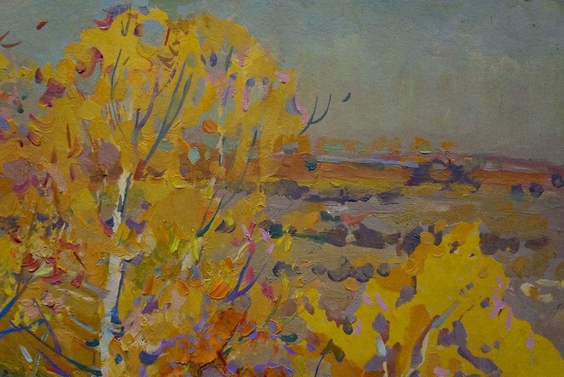 Oil painting Golden autumn Kolesnik Boris Afanasevich - 4