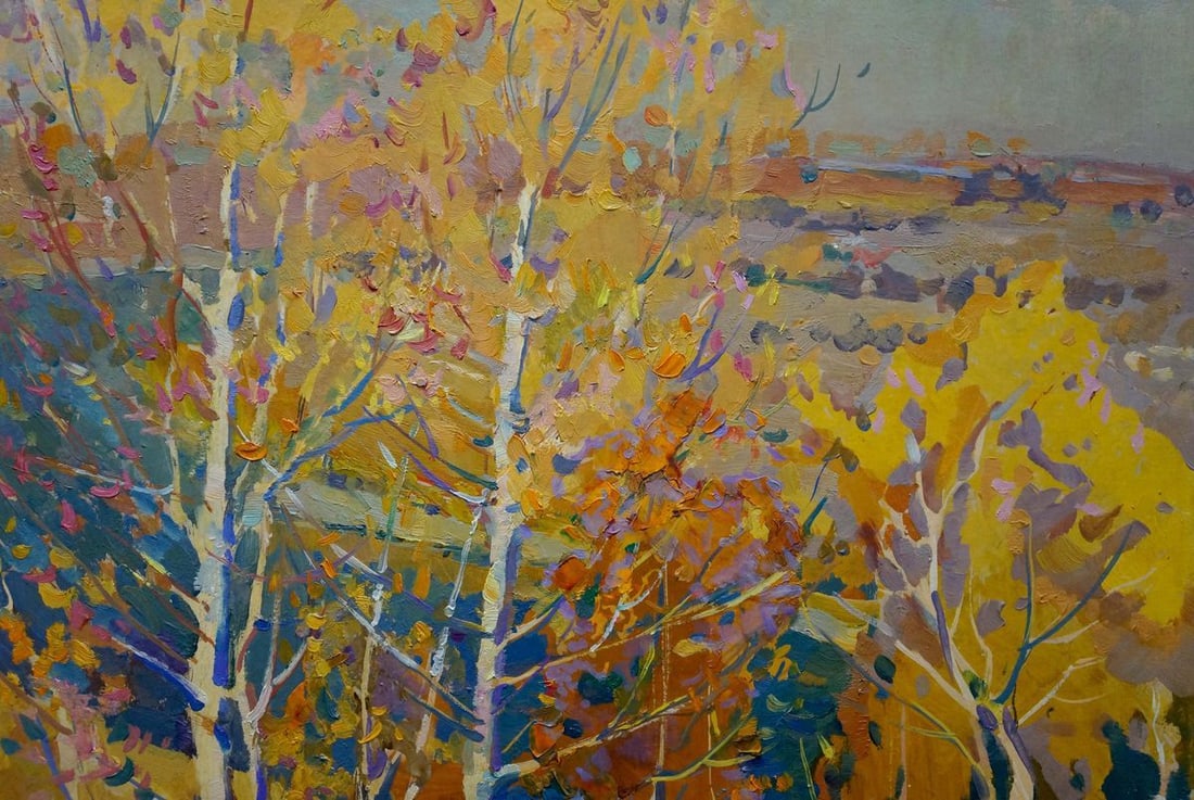 Oil painting Golden autumn Kolesnik Boris Afanasevich - 6