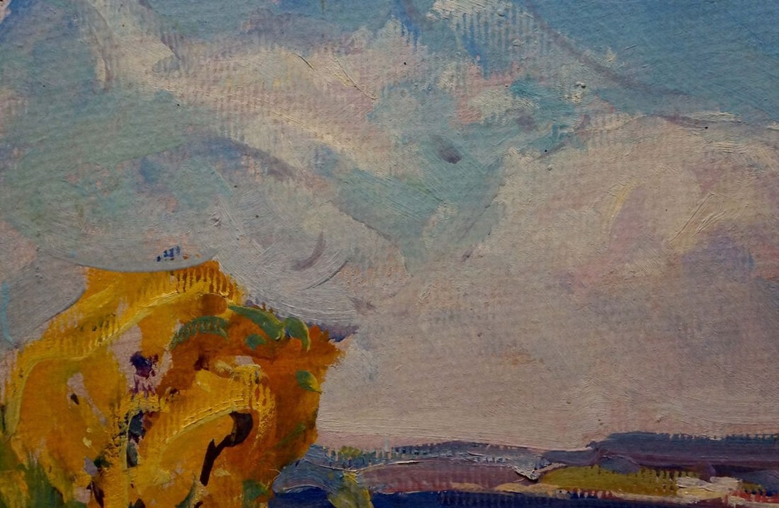 Oil painting Golden autumn Kolosovsky Georgy Sergeevich - 3