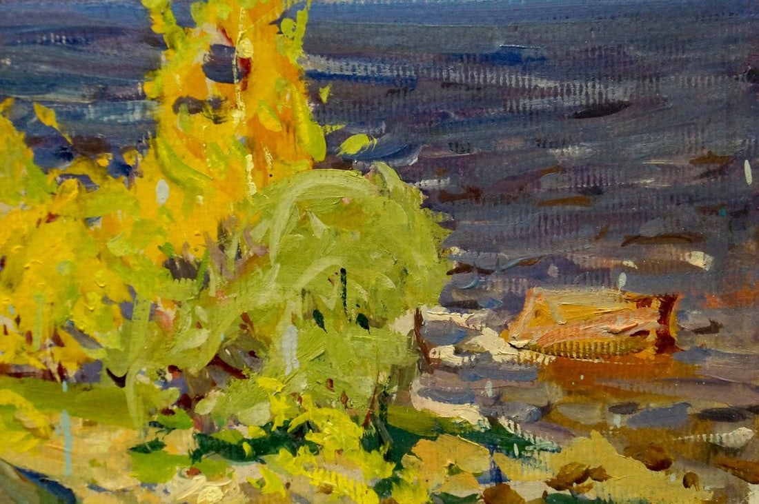 Oil painting Golden autumn Kolosovsky Georgy Sergeevich - 5