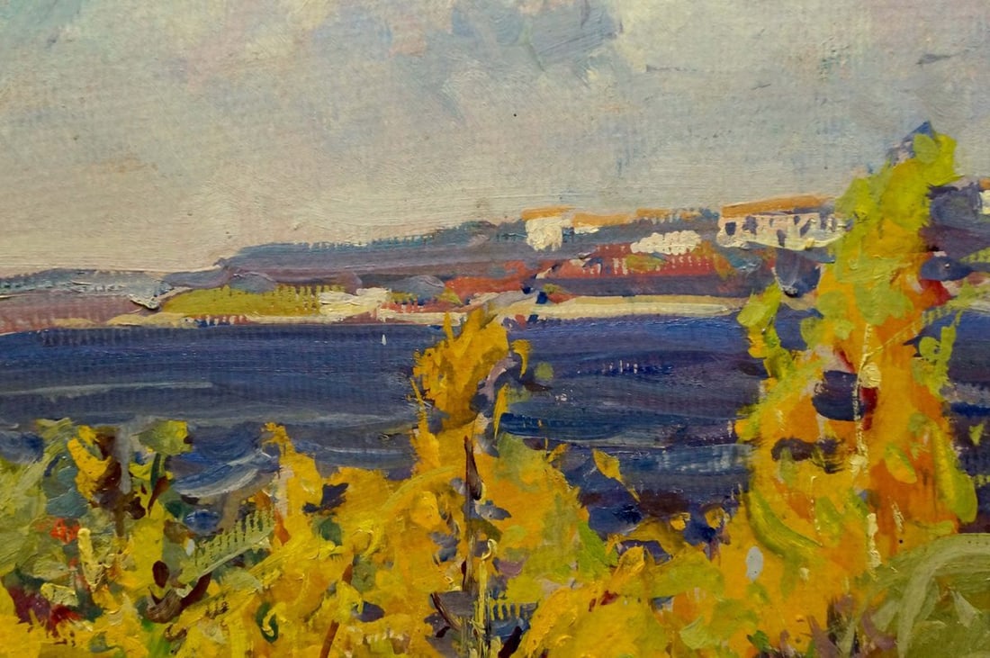 Oil painting Golden autumn Kolosovsky Georgy Sergeevich - 6