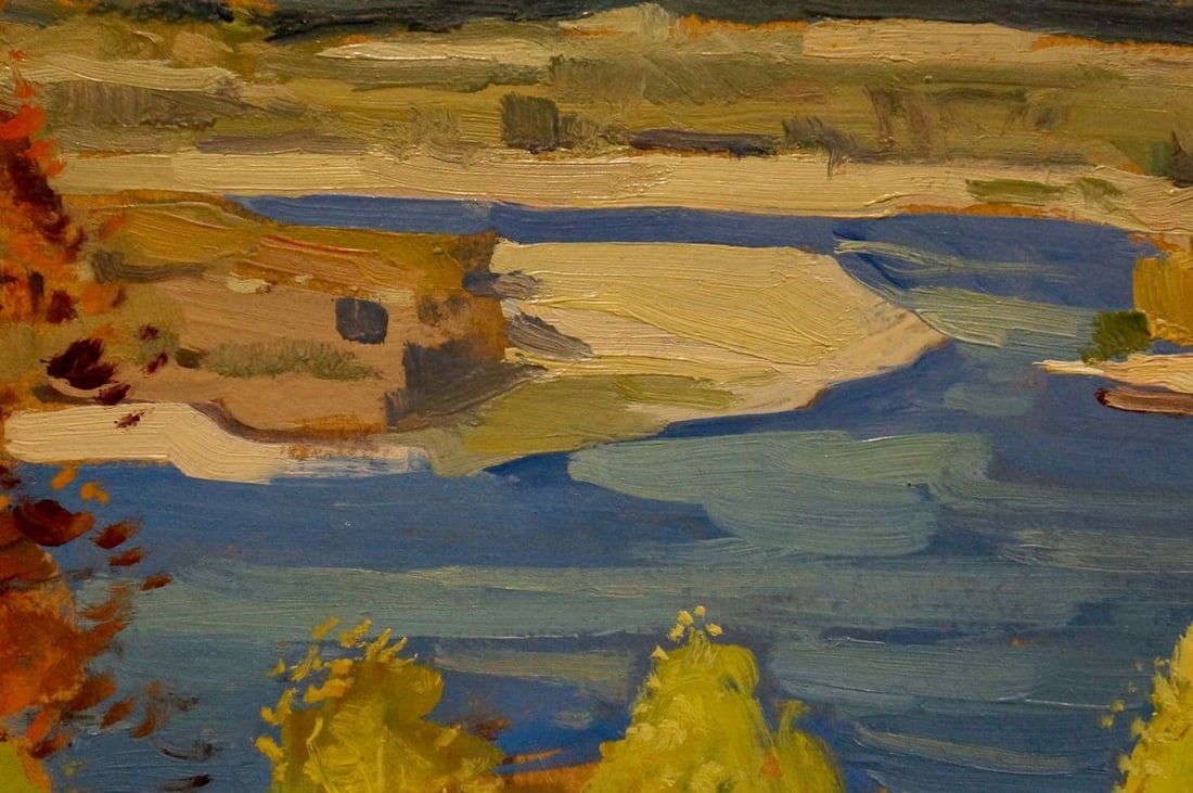 Oil painting River landscape Buryachok Nikolay Ivanovich - 6