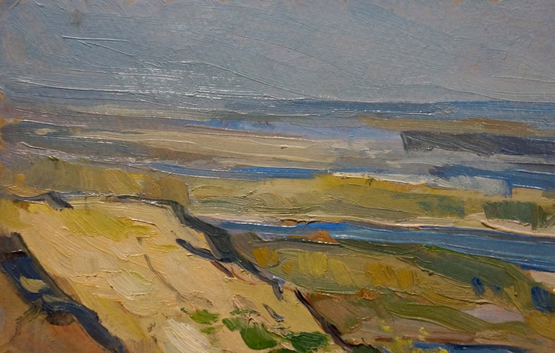 Oil painting River landscape Buryachok Nikolay Ivanovich - 3