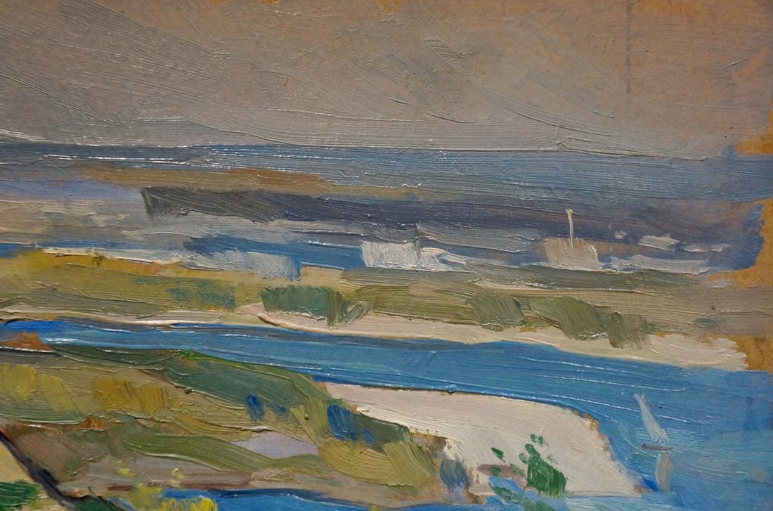 Oil painting River landscape Buryachok Nikolay Ivanovich - 4