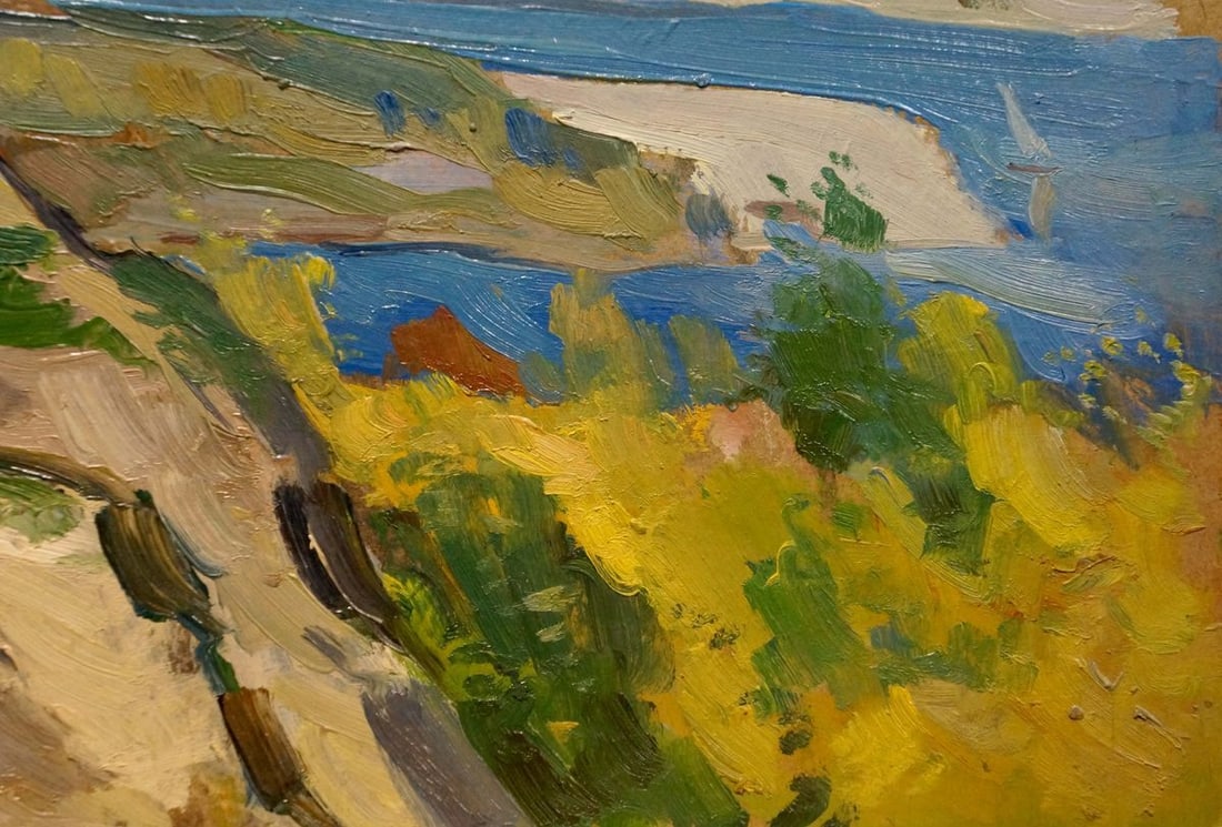 Oil painting River landscape Buryachok Nikolay Ivanovich - 5