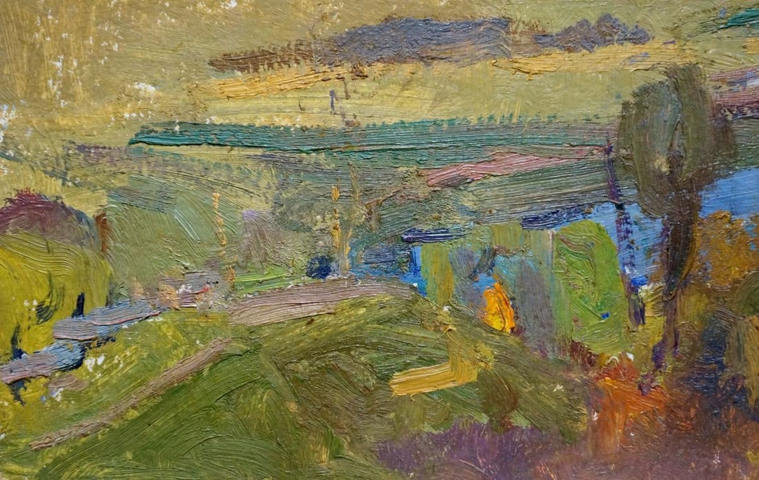 Oil painting Place to rest Gantman Moses Faybovich - 2