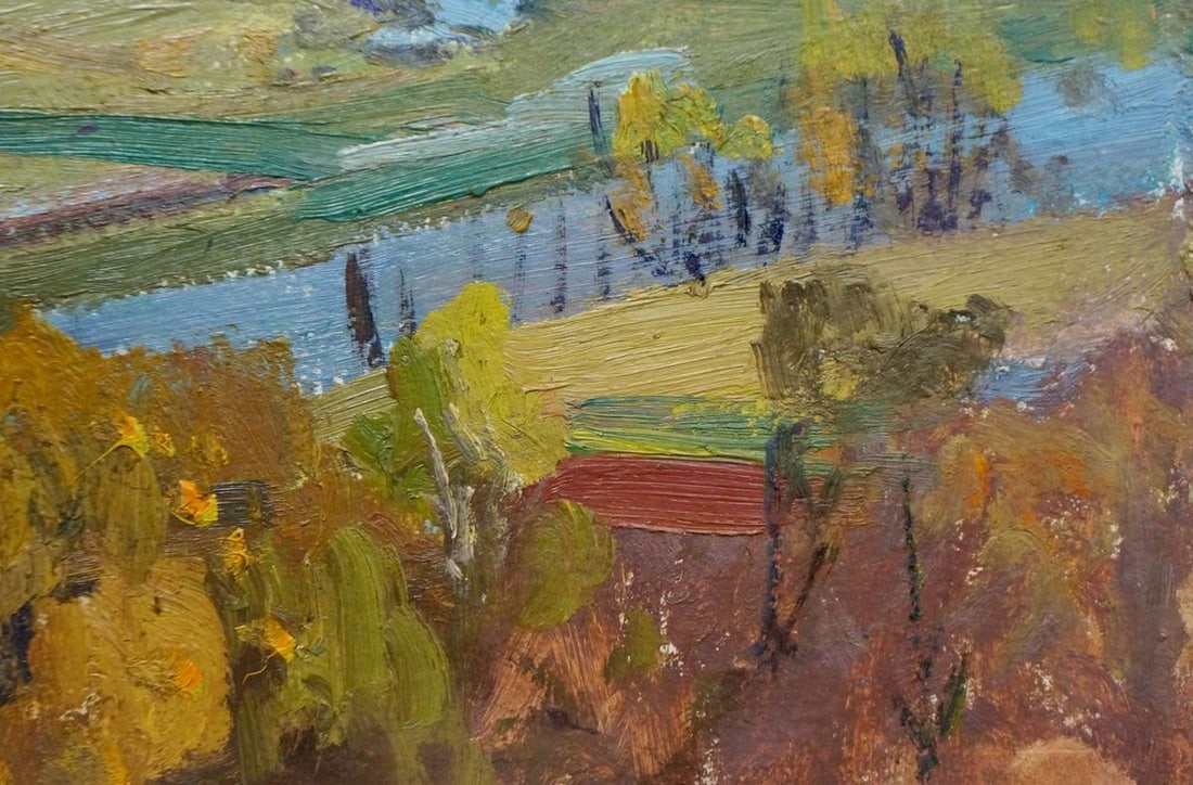 Oil painting Place to rest Gantman Moses Faybovich - 5