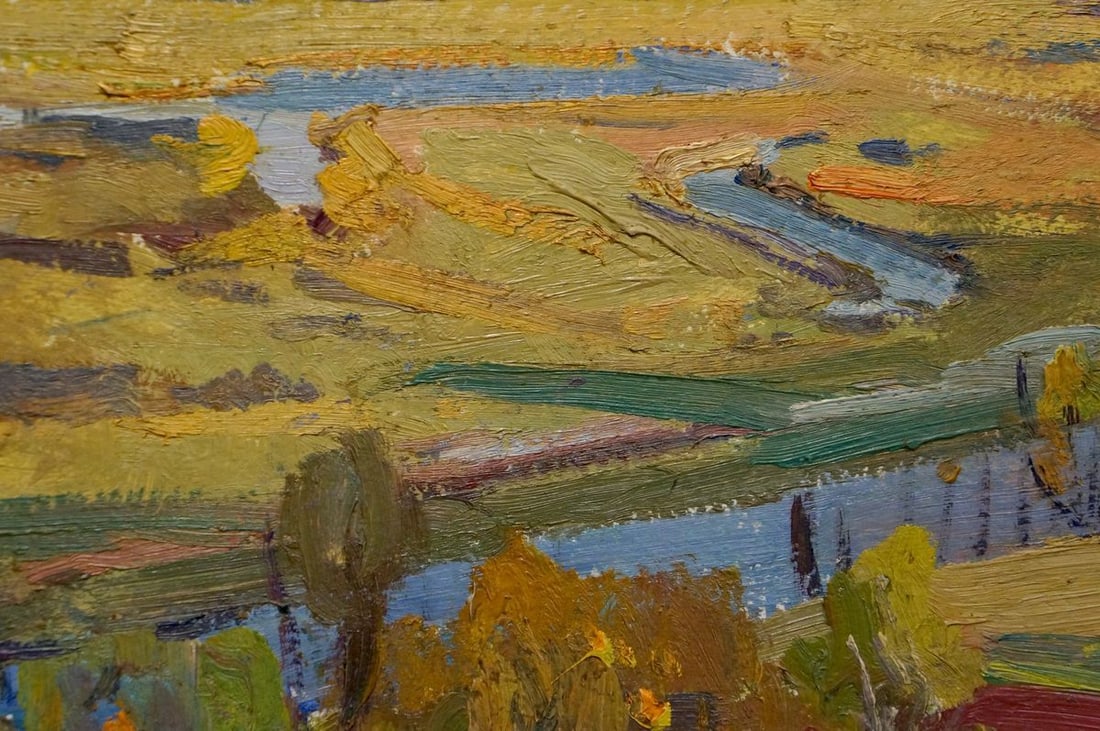 Oil painting Place to rest Gantman Moses Faybovich - 6