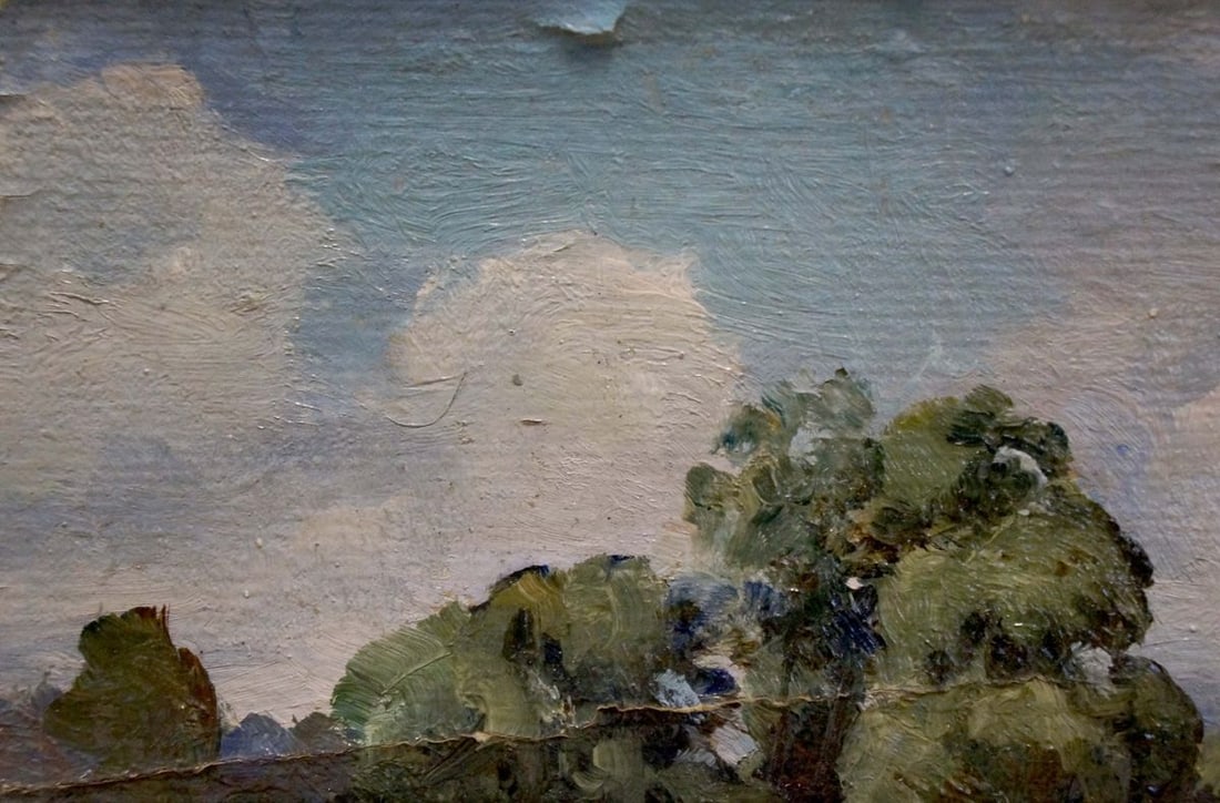 Oil painting Before the rain - 3