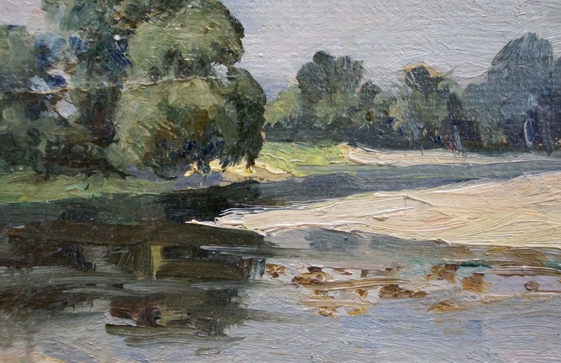 Oil painting Before the rain - 5