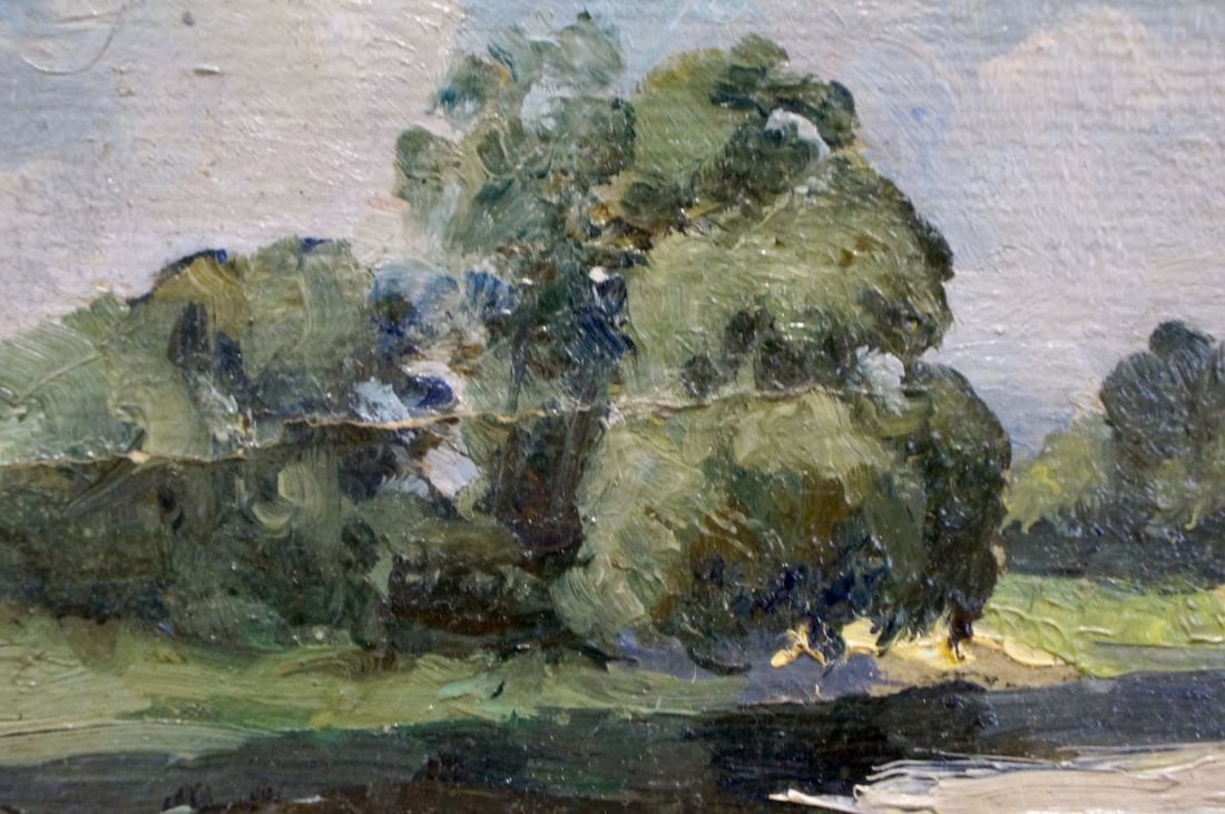 Oil painting Before the rain - 6