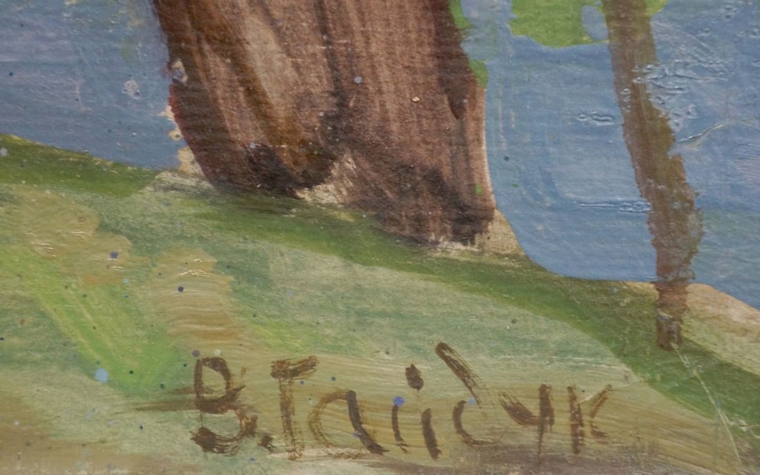 Oil painting Village landscape Gaiduk Viktor Kirillovich - 6