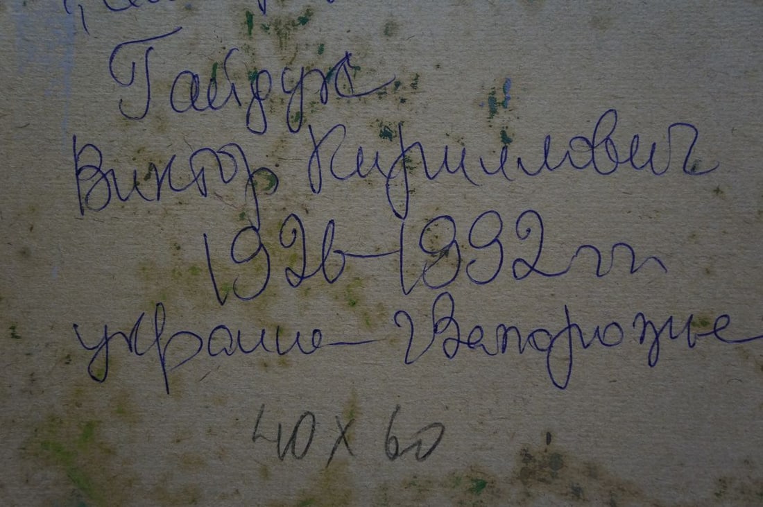 Oil painting Village landscape Gaiduk Viktor Kirillovich - 8