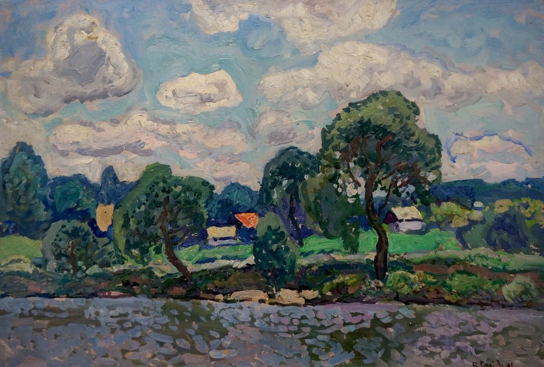 Oil painting Thunderstorm is coming Gaiduk Viktor Kirillovich (1 of 8)