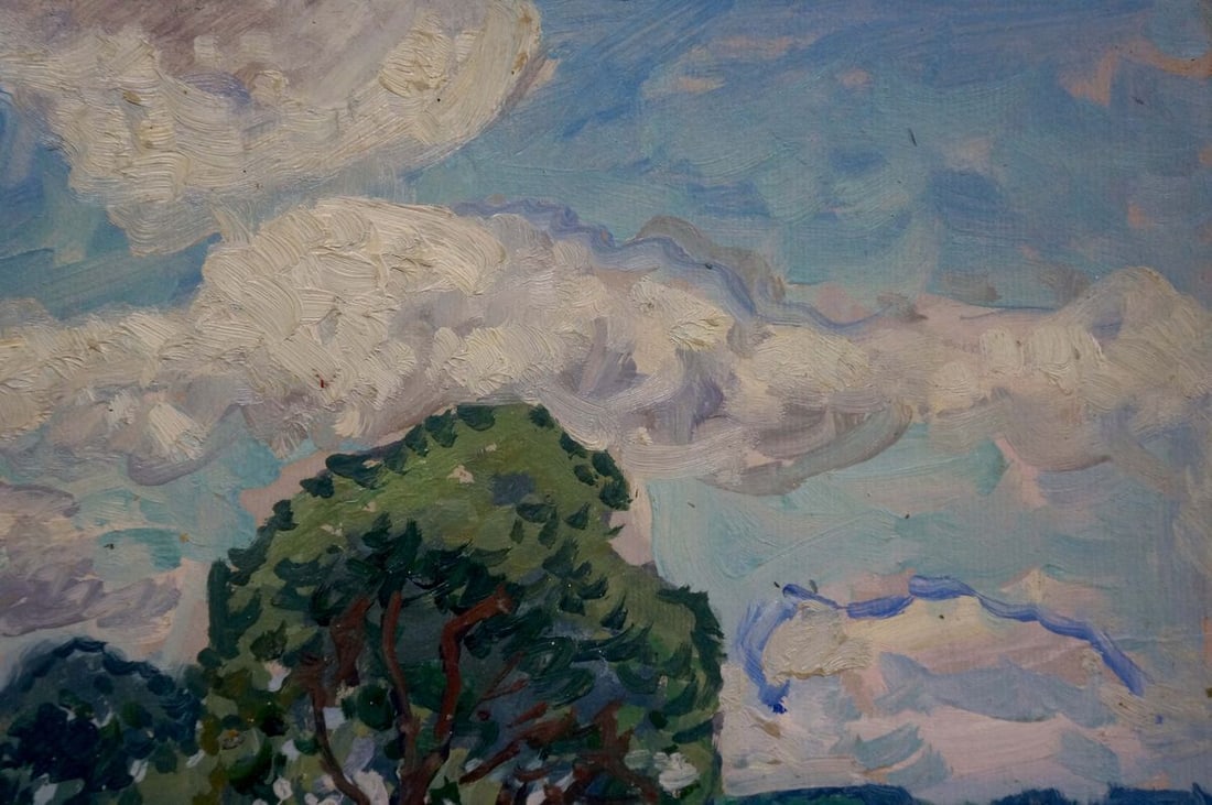 Oil painting Thunderstorm is coming Gaiduk Viktor Kirillovich - 4