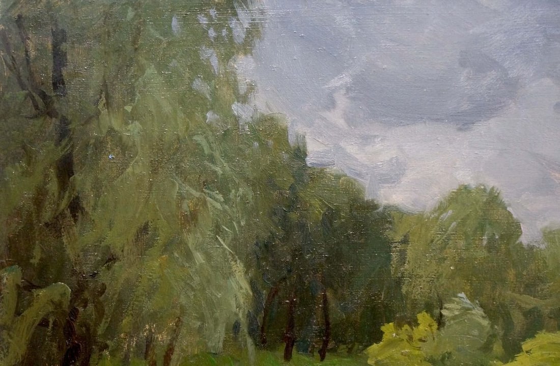 Oil painting Before the rain Gaiduk Viktor Kirillovich - 3