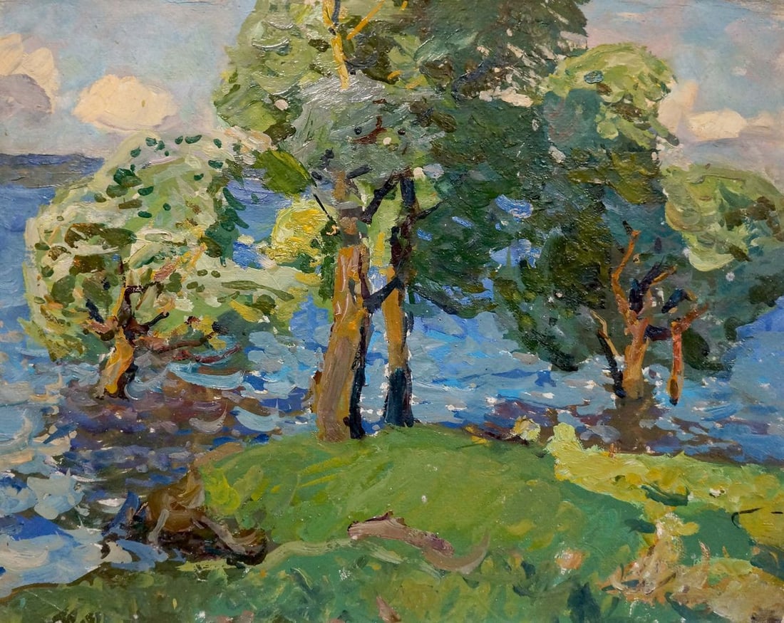 Oil painting Windy day Gaiduk Viktor Kirillovich (1 of 8)
