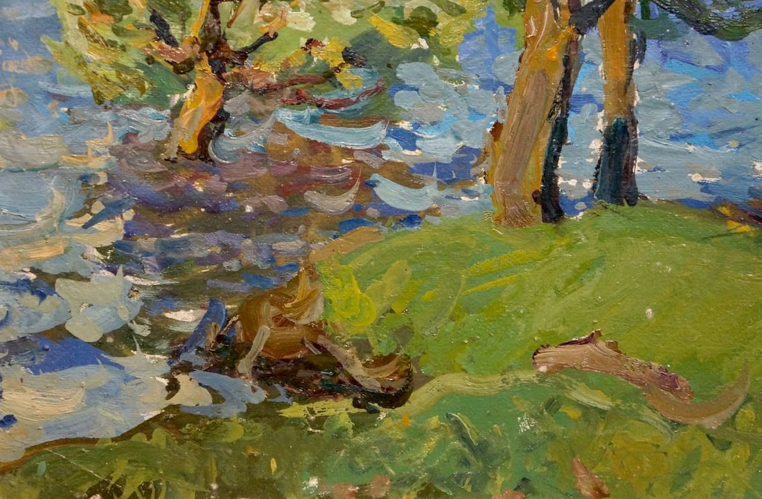 Oil painting Windy day Gaiduk Viktor Kirillovich - 2