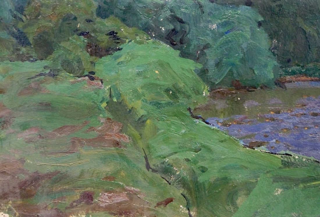 Oil painting Bad weather Fomin Anatoly Nikiforovich - 2