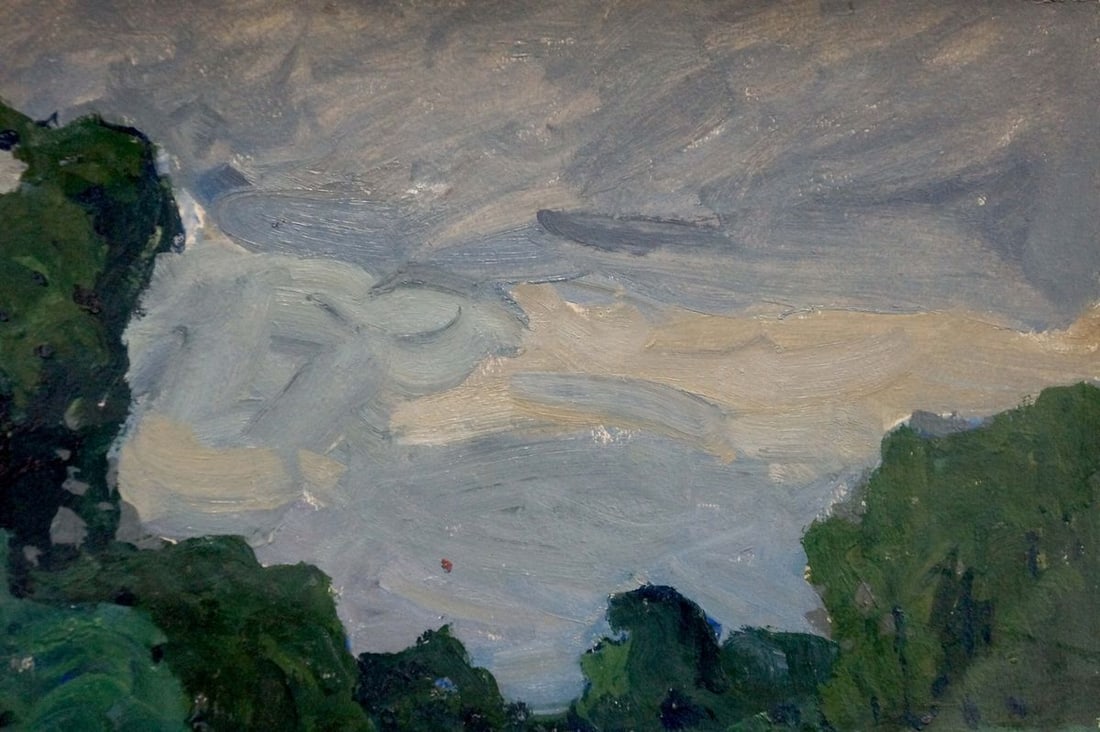 Oil painting Bad weather Fomin Anatoly Nikiforovich - 4