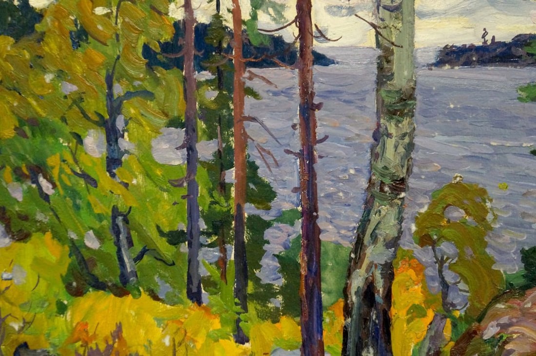 Oil painting River landscape Fomin Anatoly Nikiforovich - 6