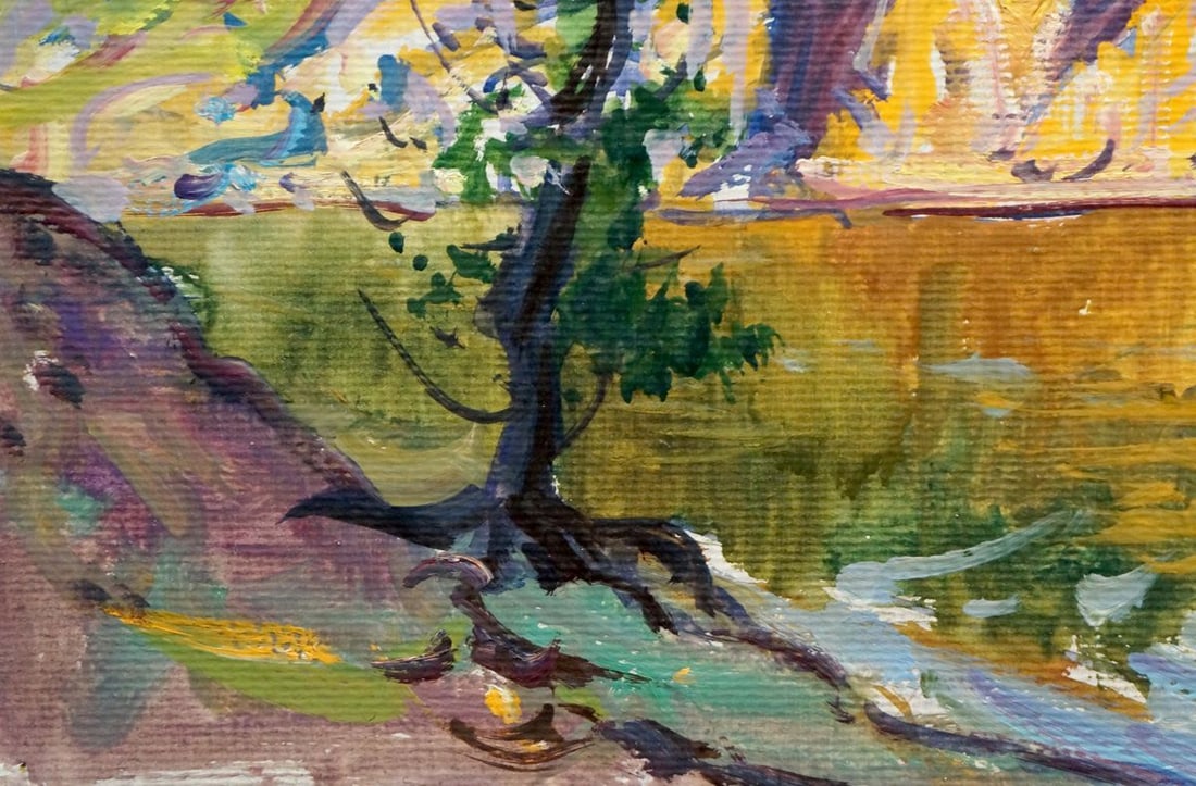 Oil painting Sandy shore Kolosovsky Georgy Sergeevich - 2