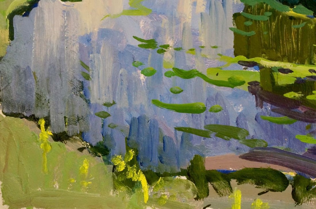 Oil painting On the Dnieper Ruban Grigory Savelievich - 2