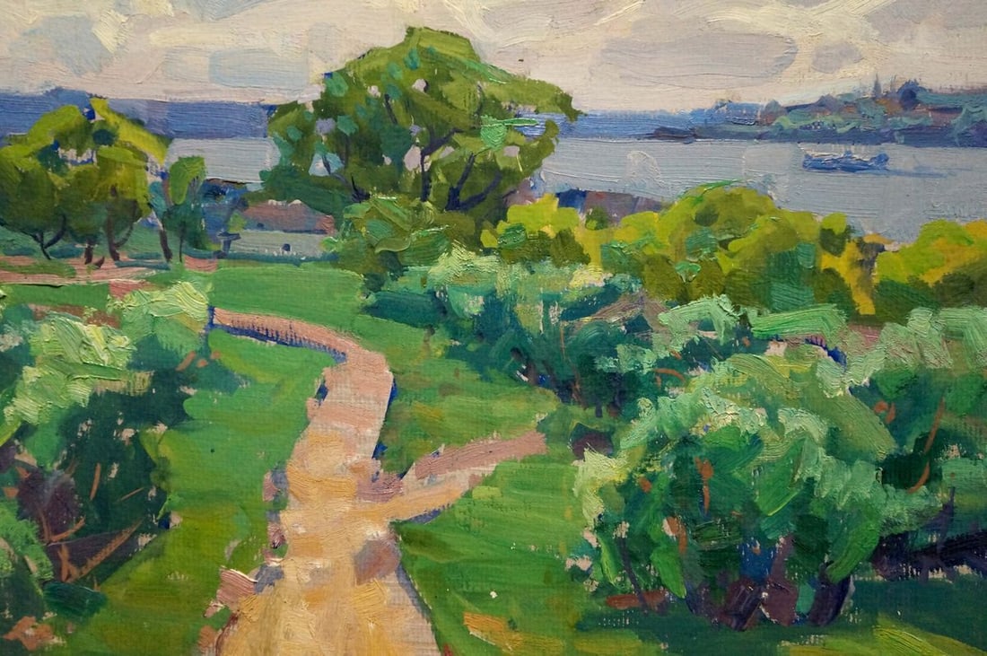 Oil painting Natural landscape Fomin Anatoly Nikiforovich - 6