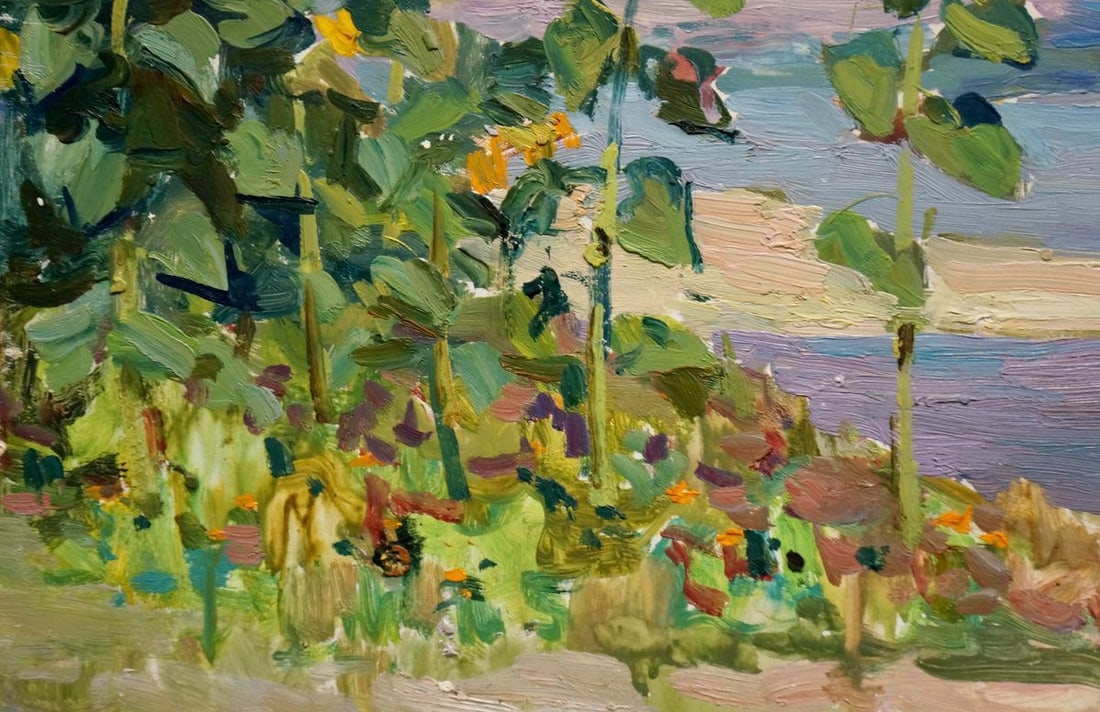 Oil painting Sunflowers Glushchenko Nikolay Petrovich - 2