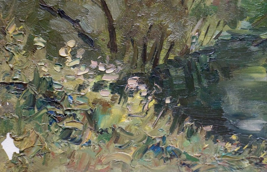 Oil painting Beginning of autumn Dmitry Lednev - 2