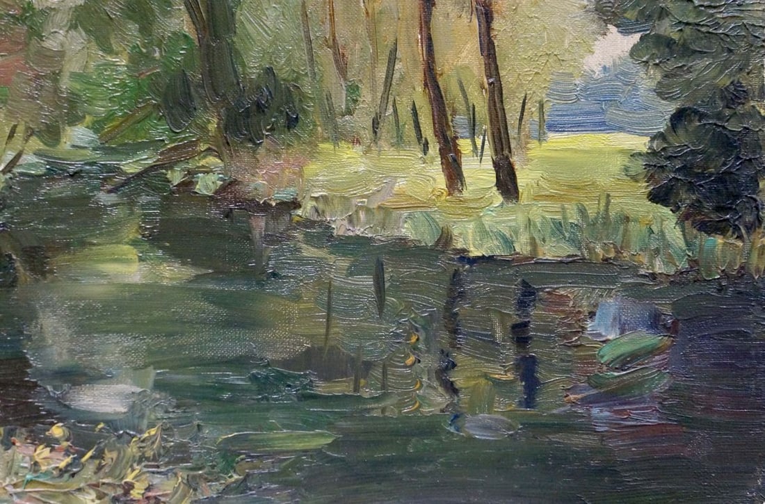 Oil painting Beginning of autumn Dmitry Lednev - 5