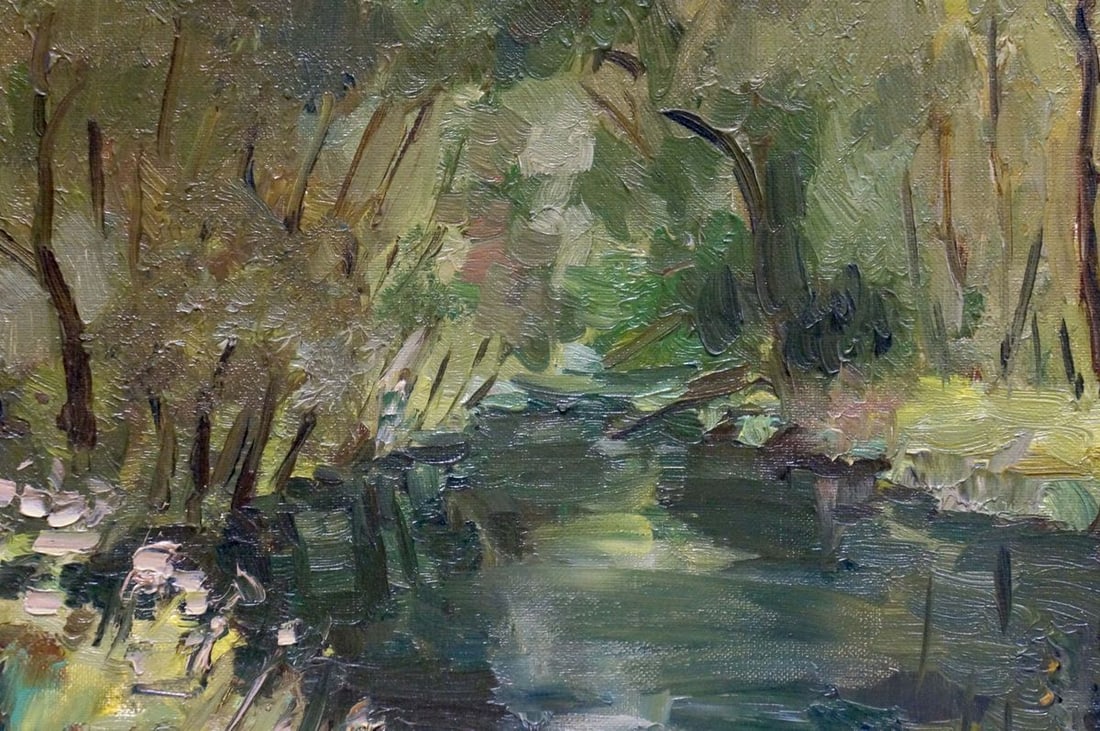 Oil painting Beginning of autumn Dmitry Lednev - 6