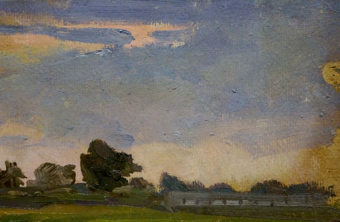 Oil painting Evening landscape Trohimenko Karp Demyanovich - 4