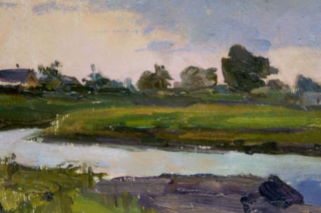 Oil painting Evening landscape Trohimenko Karp Demyanovich - 6