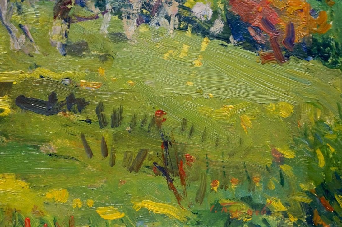 Oil painting Summer hot day Bakaev Sergey Ivanovich - 5