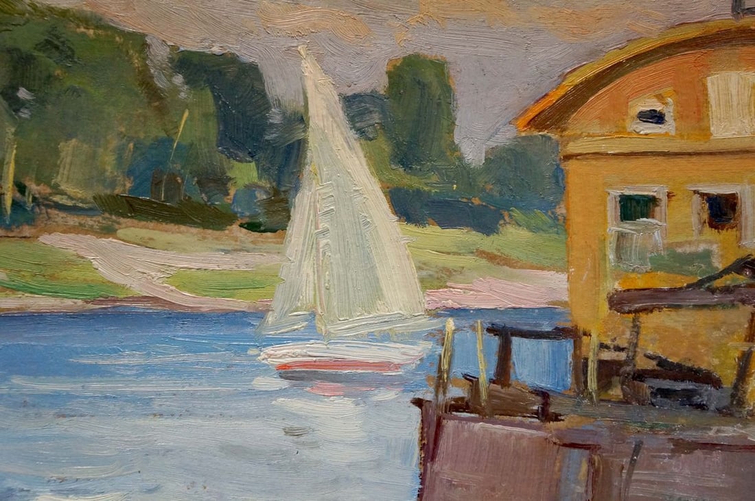 Oil painting Yacht Buryachok Nikolay Ivanovich - 6