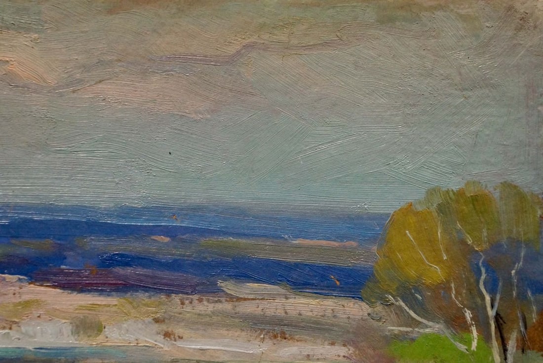 Oil painting River landscape Buryachok Nikolay Ivanovich - 4