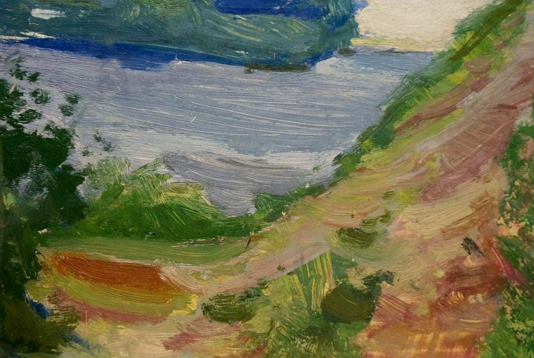 Oil painting Mountain landscape Buryachok Nikolay Ivanovich - 2