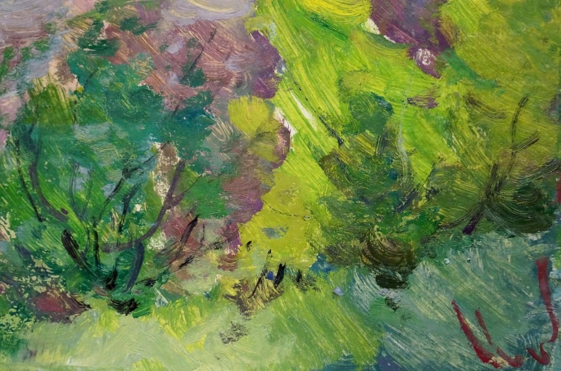 Oil painting Mountain landscape Buryachok Nikolay Ivanovich - 5