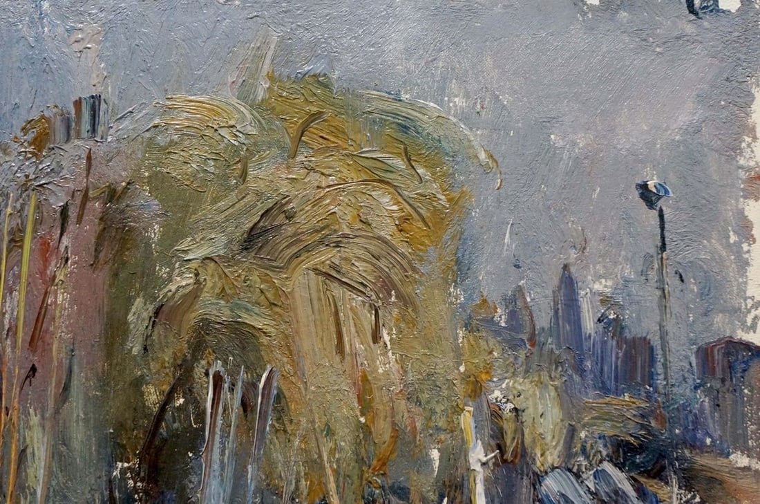 Oil painting Yacht club Vadim Petrovich Karpov - 5