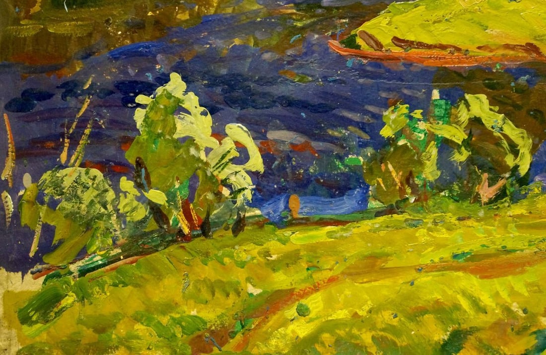 Oil painting Summer landscape Gaiduk Viktor Kirillovich - 2