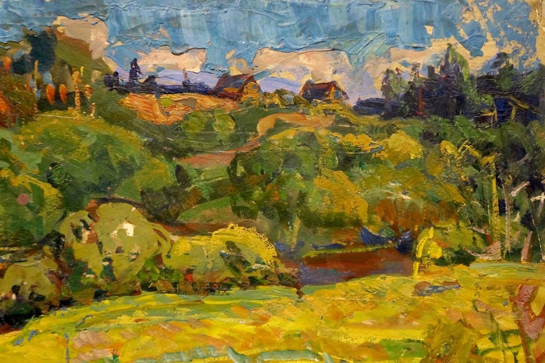 Oil painting Summer landscape Gaiduk Viktor Kirillovich - 4