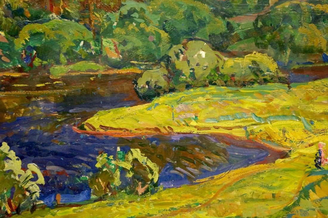 Oil painting Summer landscape Gaiduk Viktor Kirillovich - 6