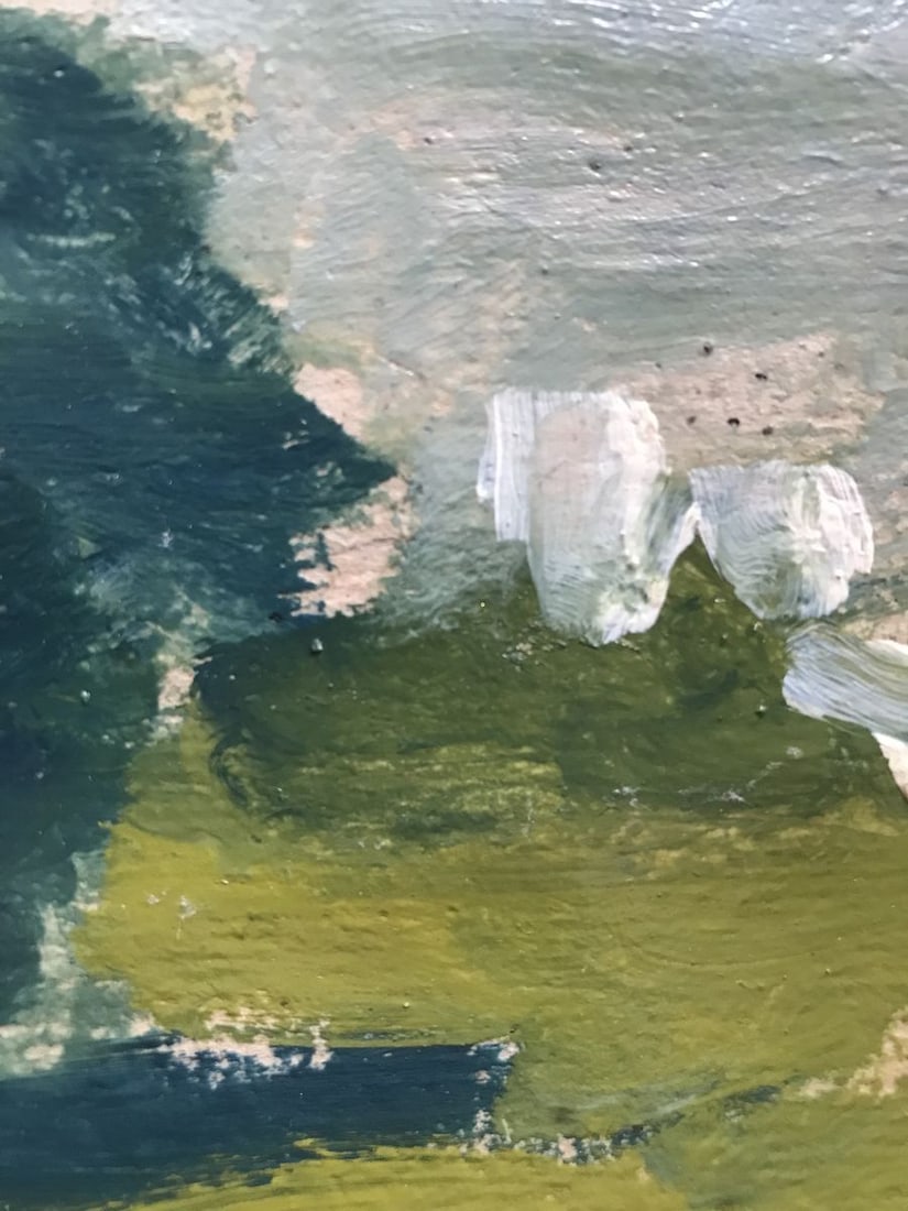 Oil painting Girl by the river Unknown artist - 11