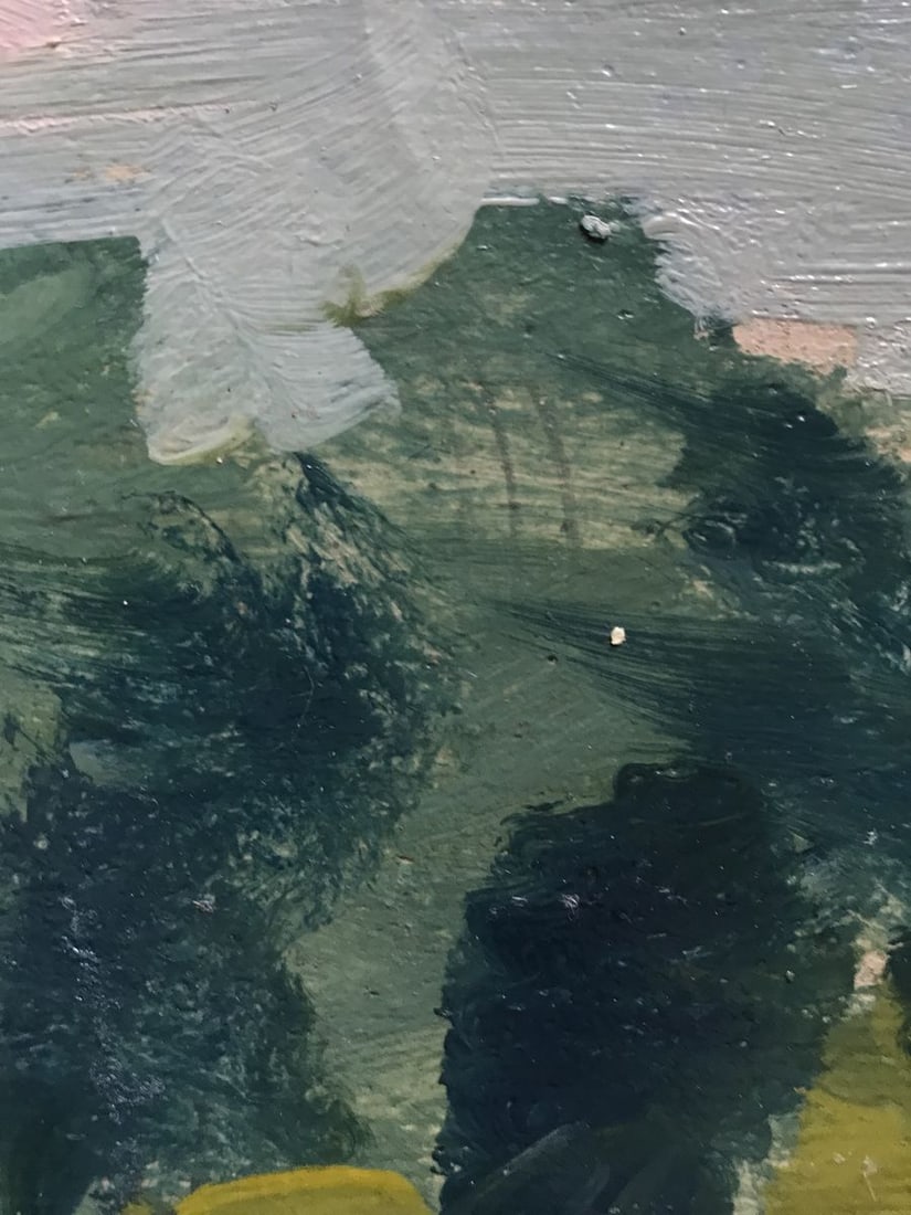 Oil painting Girl by the river Unknown artist - 9