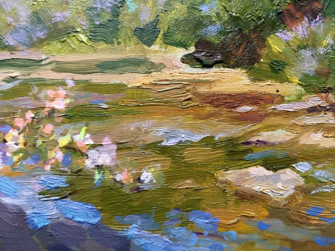 Oil painting Spring on Slavsky Batrakov Vladimir Grigorievich - 5