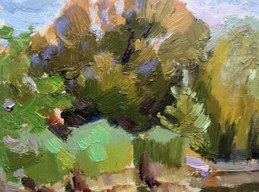 Oil painting Botanical Garden Batrakov Vladimir Grigorievich - 10